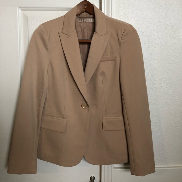Lola’s collection nude/beige blazer - Picture 1 of 6